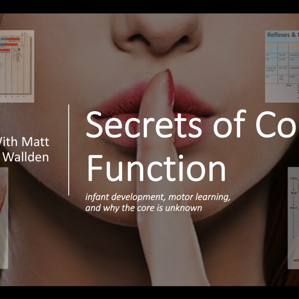 Secrets of Core Function - Workshop